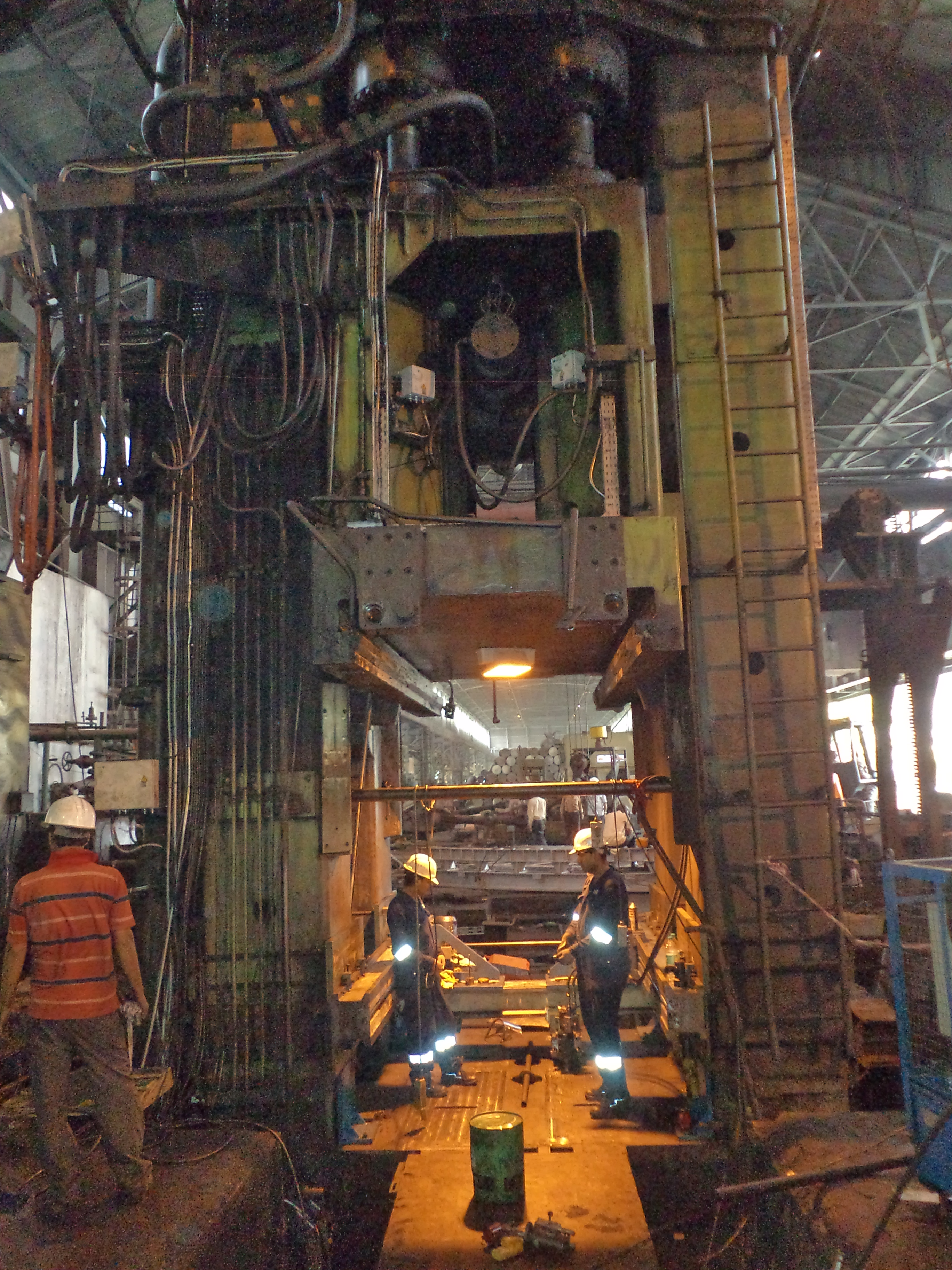 Siempelkamp - Machining of 63MN Forging Press at Durgapur Steel Plant