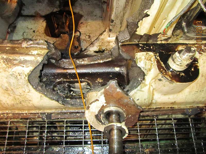 Cracked Or Broken Diesel Engine Bedplate Repairs From Metalock Engineering