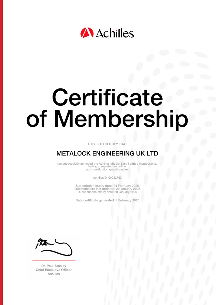 Achilles Middle East & Africa membership