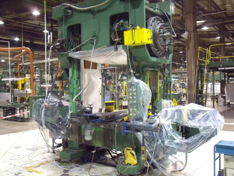 Hydraulic Press Repair with Metalock Engineering