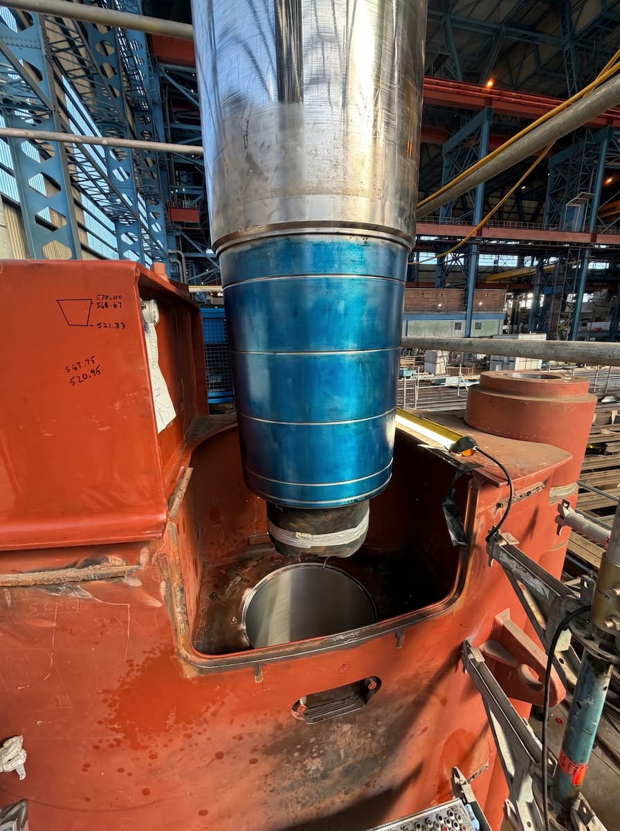 Spiral weld and line bore rudder bores
